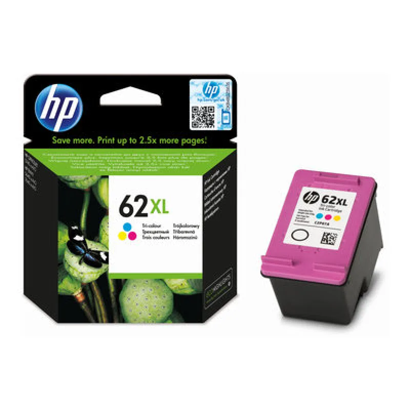 HP 62XL trojfarebná atramentová náplň (C2P07AE) C2P07AE