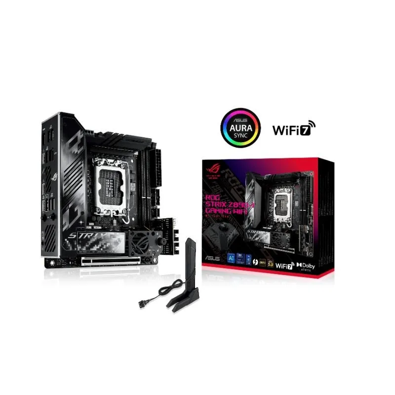 ASUS MB Sc LGA1851 ROG STRIX Z890-I GAMING WIFI, Intel Z890, 2xDDR5, …