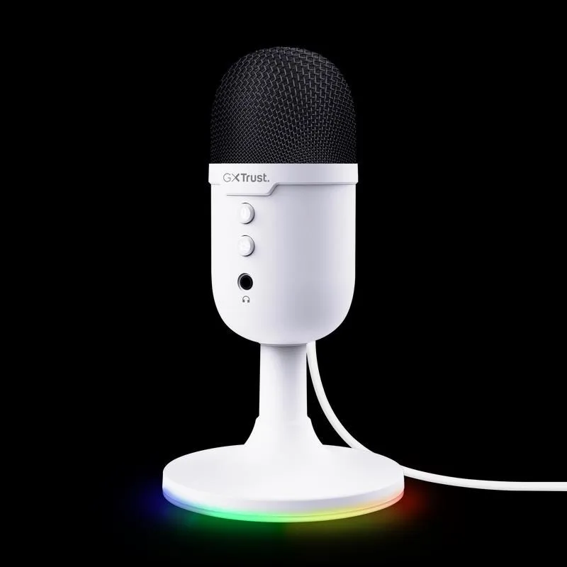 TRUST mikrofon GXT234W YUNIX USB MICROPHONE WHITE 25374