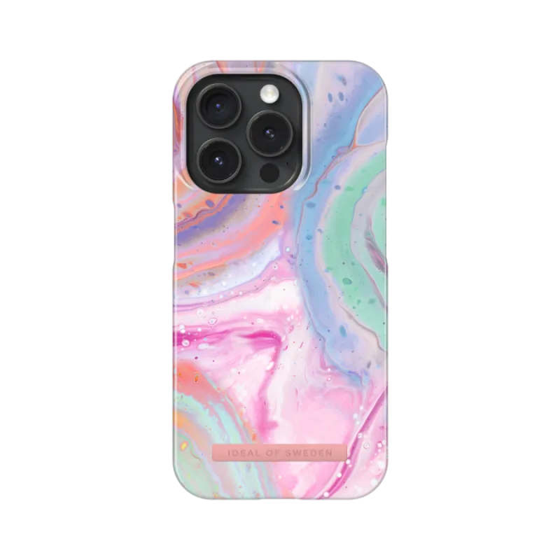 iDeal Fashion Case MagSafe iPhone 15 Pro Pastel Marble