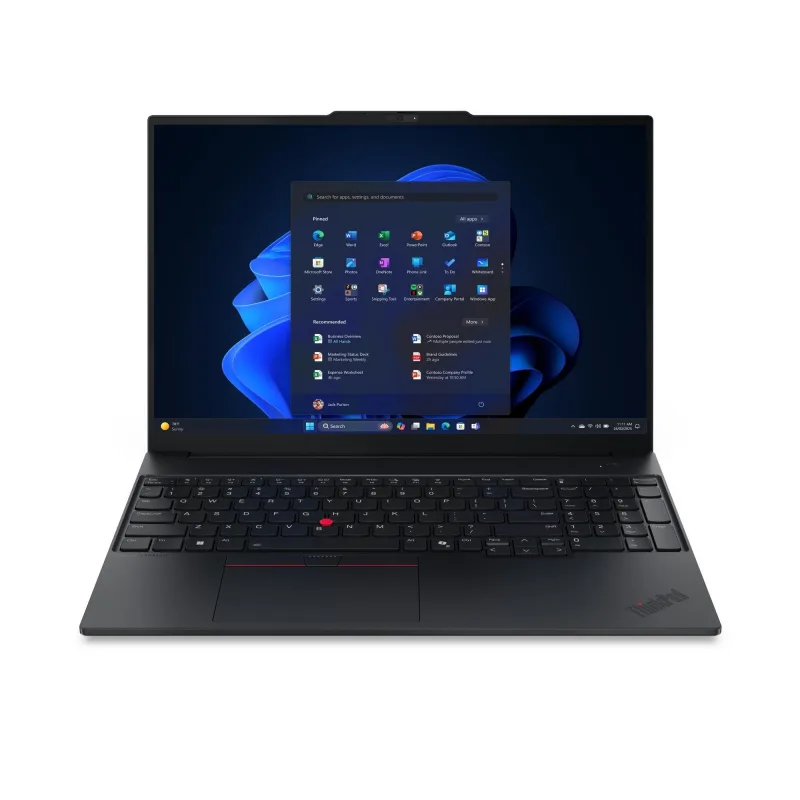 Lenovo ThinkPad E16 Gen3 Intel Core7 240H 16GB 512GB-SSD 16"WUXGA IPS AG IntelGraphics Win11Pro Black