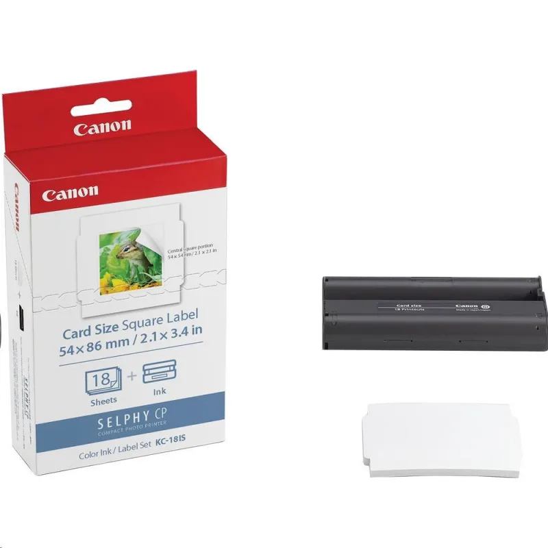BAZAR - Canon KC18IS papír 86x54mm 18ks do termosublimační tiskárny…