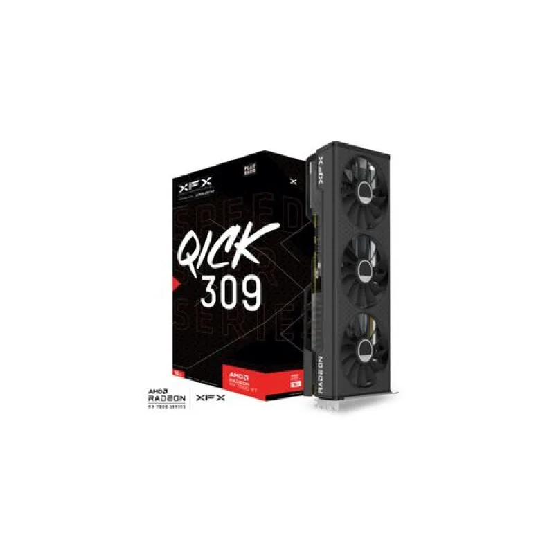 XFX Radeon RX-7600XT Speedster QICK309 16GB/128bit GDDR6, 3xDP, HDMI RX…