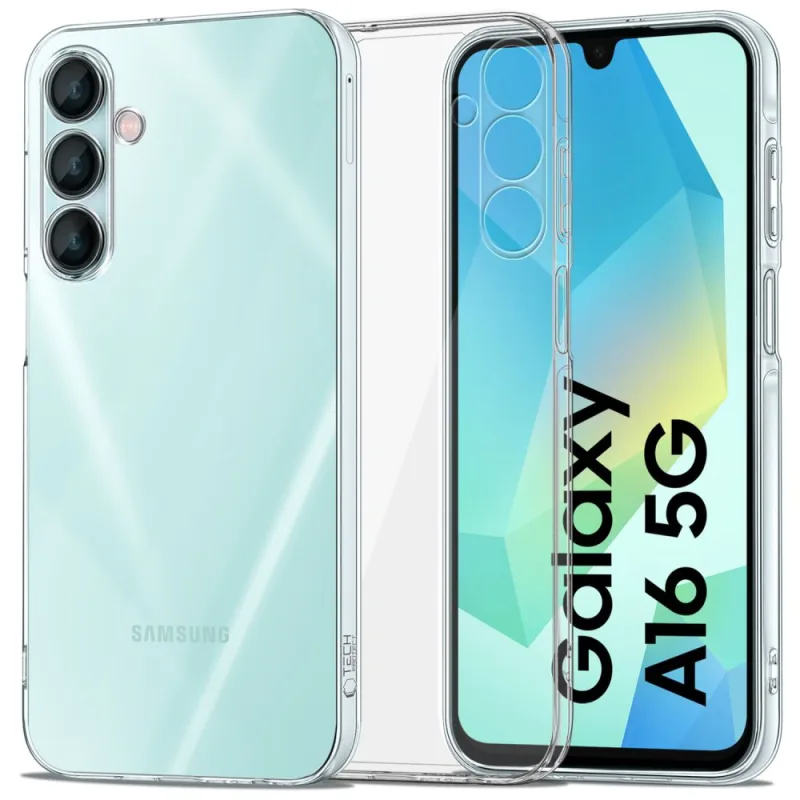 Puzdro Tech-Protect FlexAir+ pre Samsung Galaxy A16 4G / 5G – priehľadné