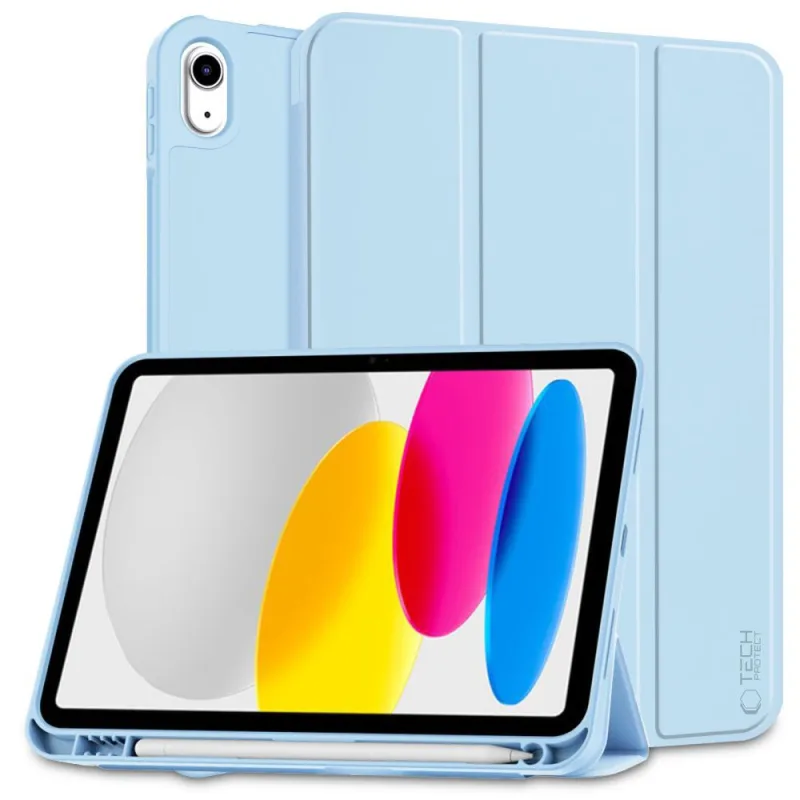 Obal na pero Tech-Protect SC pre iPad 10,9" 2022 - svetlomodrý
