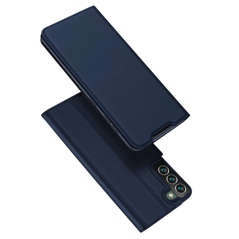 Dux Ducis Skin Pro Holster Cover Flip Cover pre Samsung Galaxy S22 + (S22 Plus) modrý