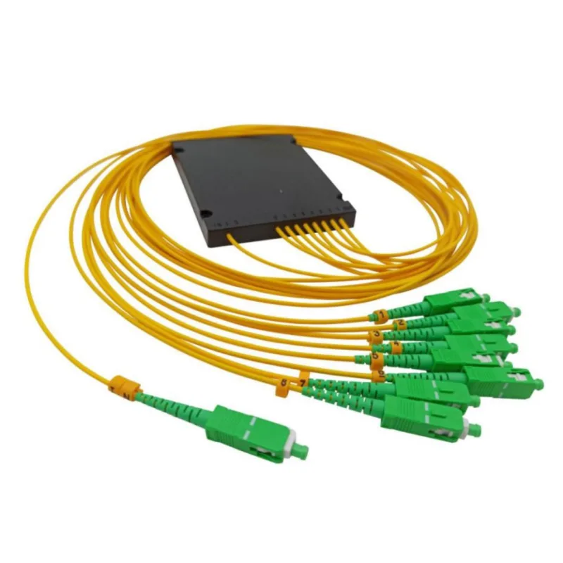 PLC-CT-1X8-SC-APC-2.0 Kazetový optický splitter (ABS box), 1x8 SC/APC, 2…