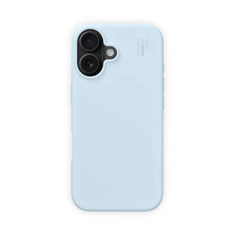 iDeal Silicone Case MagSafe iPhone 17 Light Blue