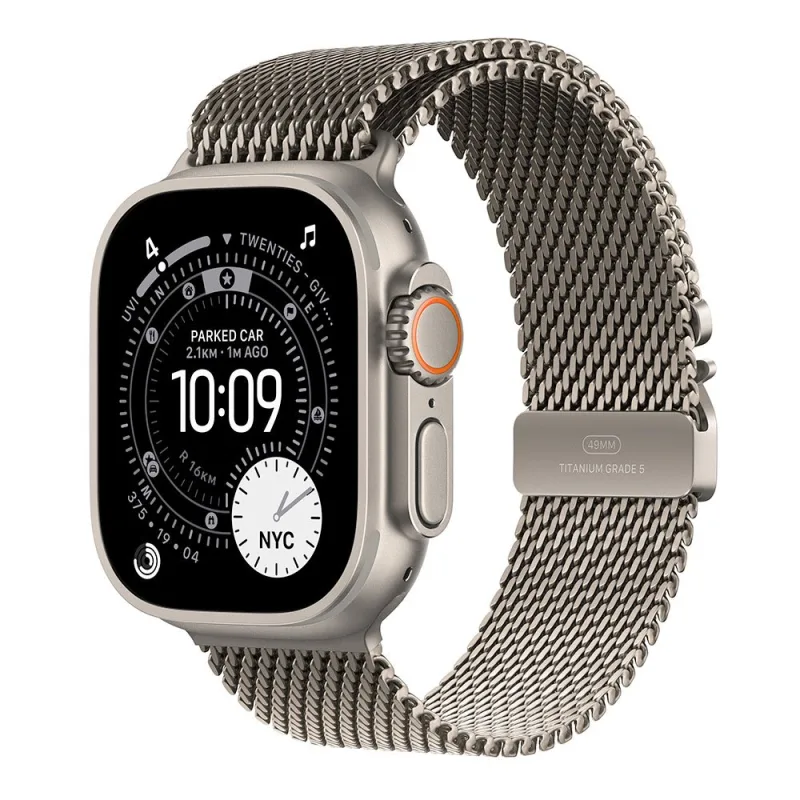 Apple Watch Ultra 3 GPS + Cellular 49mm Natural Titanium Case with…