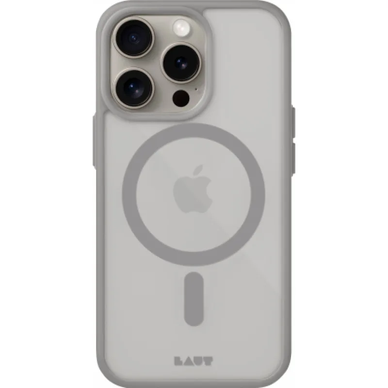 Puzdro LAUT Huex Protect s MagSafe pre iPhone 15 Pro - šedé