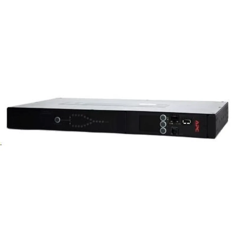 APC NetShelter Rack ATS, 230V, 16A, (8)C13 (1)C19 out, 1U, IEC-320…