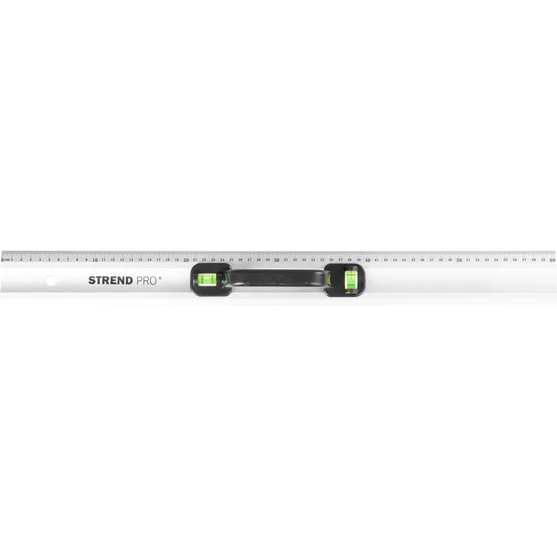 Pravítko Strend Pro FSC-06, 600 mm, s vodováhou, Alu