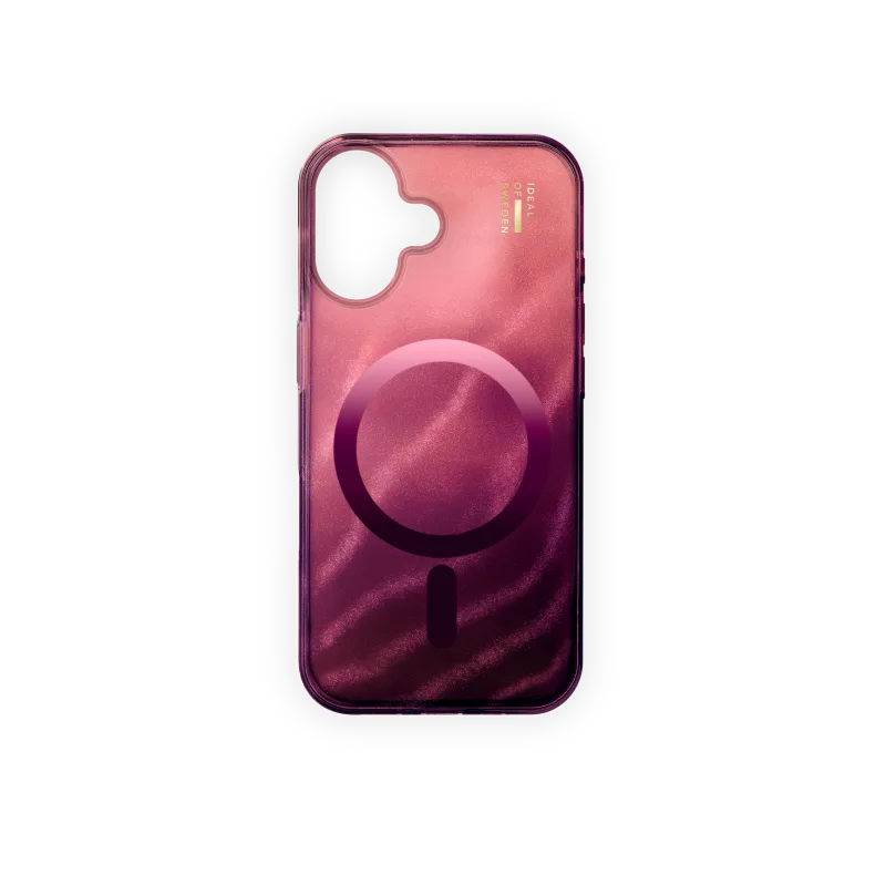 iDeal Fashion Clear Case MagSafe iPhone 16 Cherry Lacquer