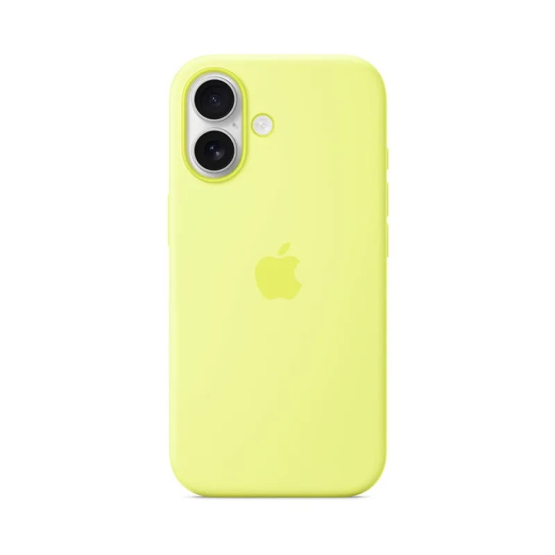 iPhone 17 Silicone Case with MagSafe - Neónová žltá