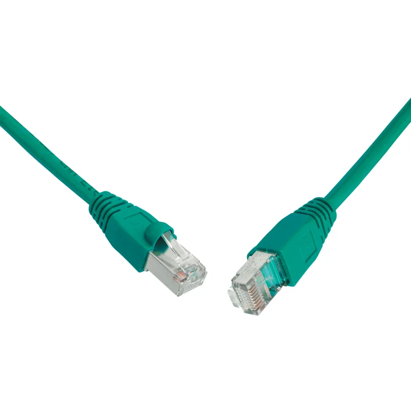 SOLARIX patch kábel CAT6 UTP PVC 1m zelený snag-proof 28650109