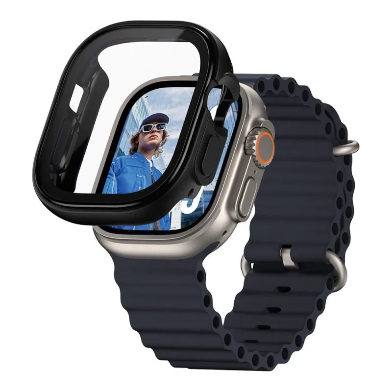 PanzerGlass ochranné sko Snappie Full Body Bulky pre Apple Watch Ultra - Black