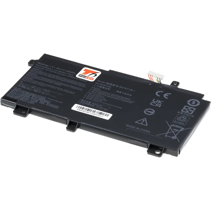 Batéria T6 Power pre Asus TUF FA506, FX504, FX505, FX506, FX706, 4210mAh,…