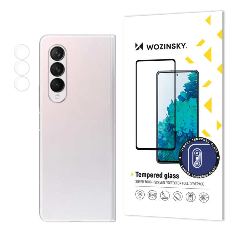 Tvrdené sklo Wozinsky Camera Glass 9H pre všetky fotoaparáty Samsung Galaxy Z Fold 3
