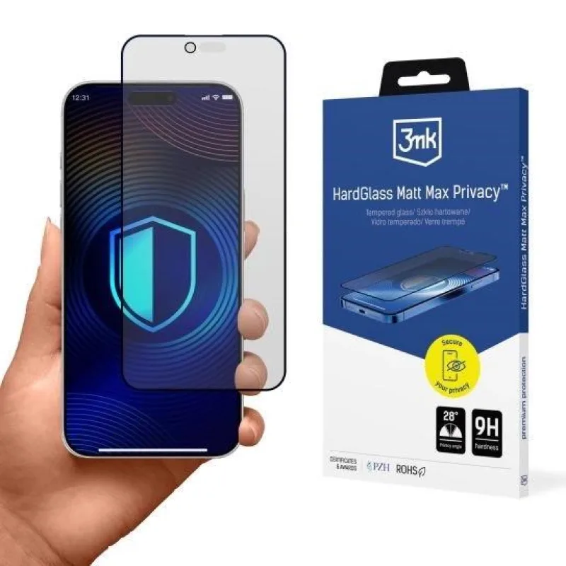 3mk tvrzené sklo HardGlass Matt Max Privacy pro Apple Iphone Air…