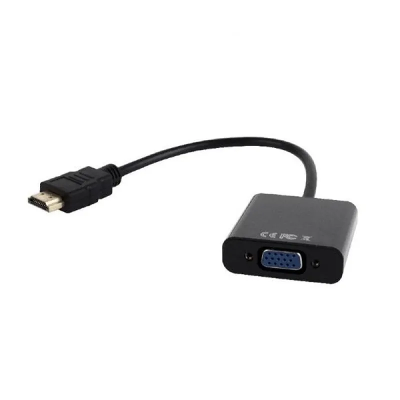 Gembird adaptér HDMI (M) na VGA (F) + audio, single port, kábel 0,15m,…