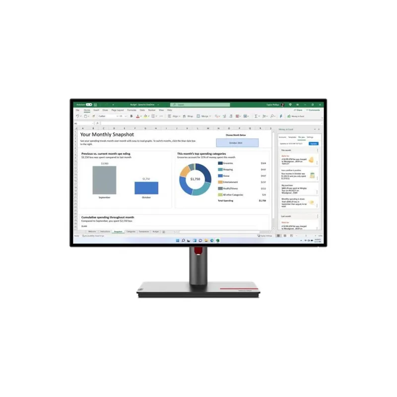 LENOVO LCD P27h-30 - 27"", IPS, matný, 16:9, 2560x1440, 178/…
