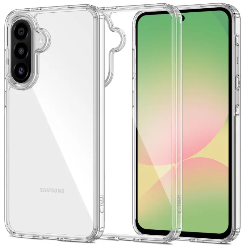 Hybridné puzdro Tech-Protect FlexAir pre Samsung Galaxy A36 5G – priehľadné