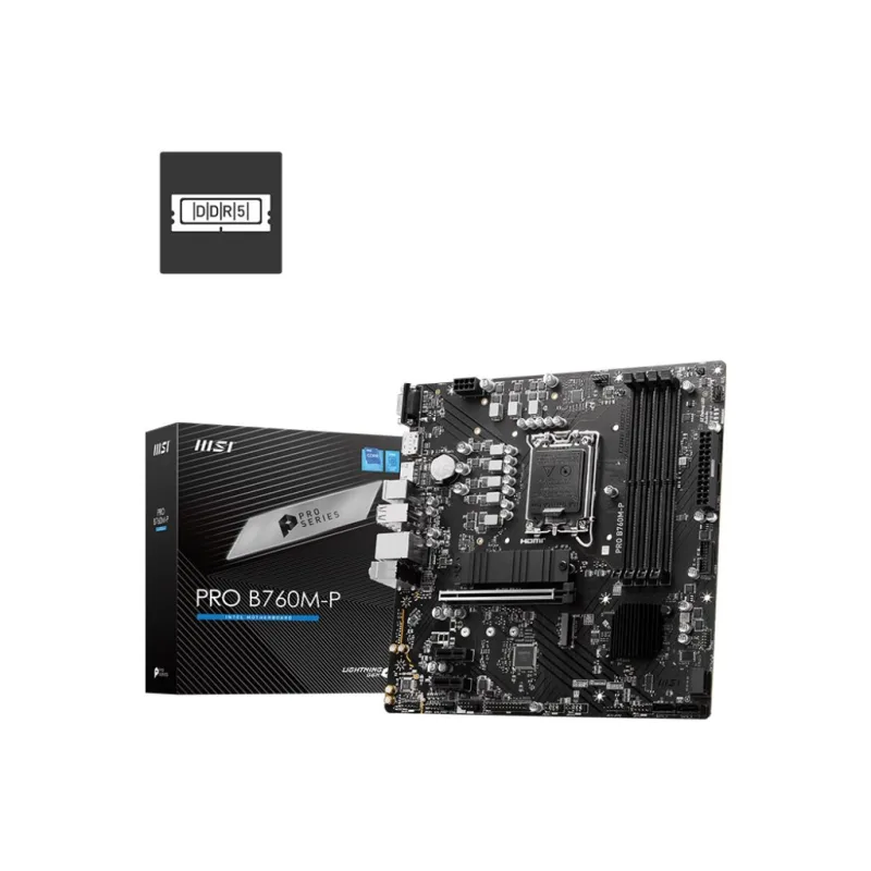 BAZAR - MSI MB Sc LGA1700 PRO B760M-P, Intel B760, 4xDDR5, 1xDP, …
