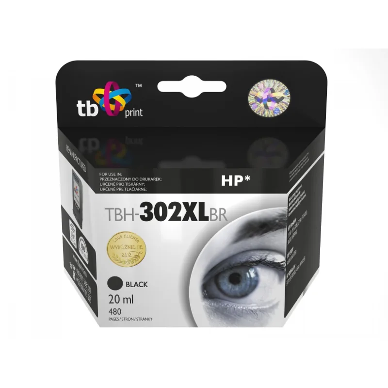 Ink. kazeta TB kompat. s HP F6U68AE, reman. TBH-302XLBR