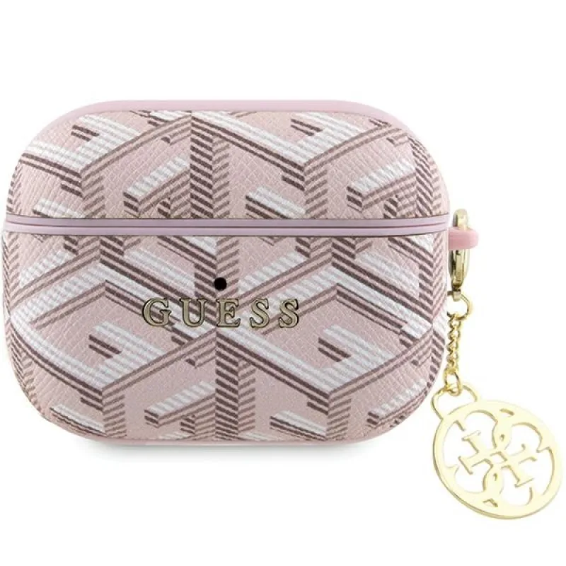 Guess GUAPPGCE4CP puzdro pre AirPods Pro - ružové GCube Charm