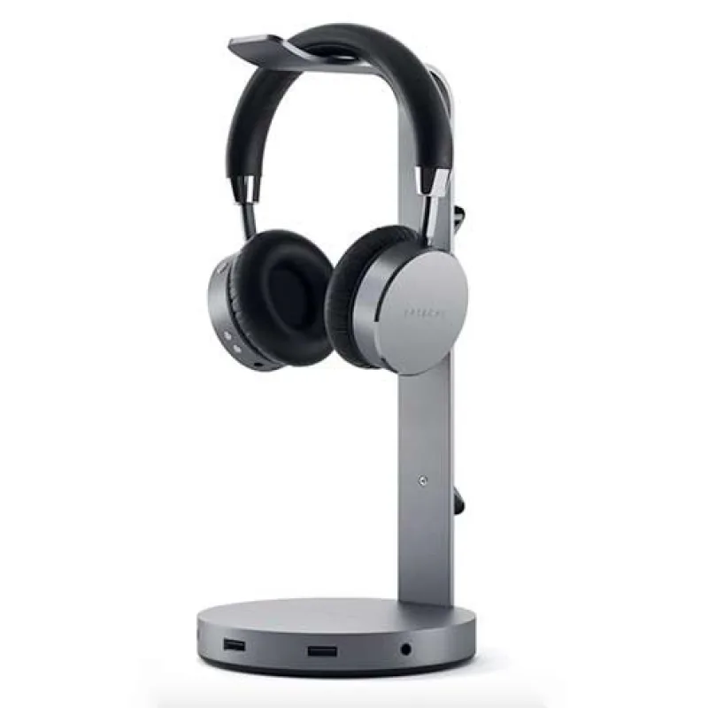 Satechi stojan na slúchadlá USB Headphone Stand - Space Grey Aluminium ST…