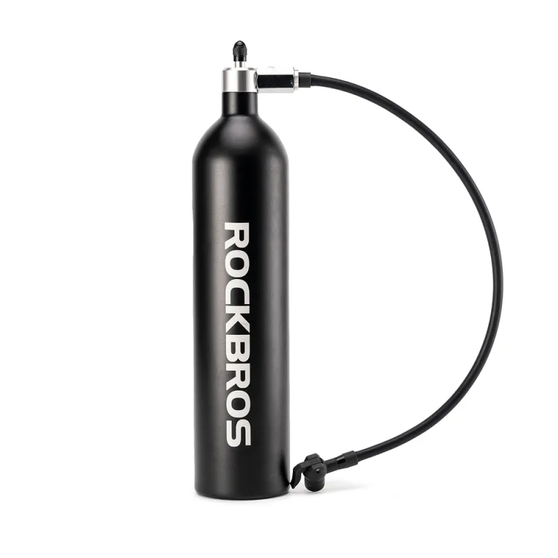 Bezdušová hustilka Rockbros 200 PSI 1,2l - Čierna