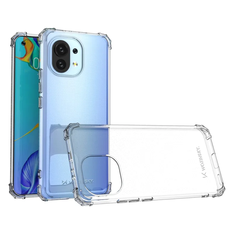 Odolné puzdro Wozinsky Anti Shock s vojenskou ochranou pre Xiaomi Mi 11 priehľadné