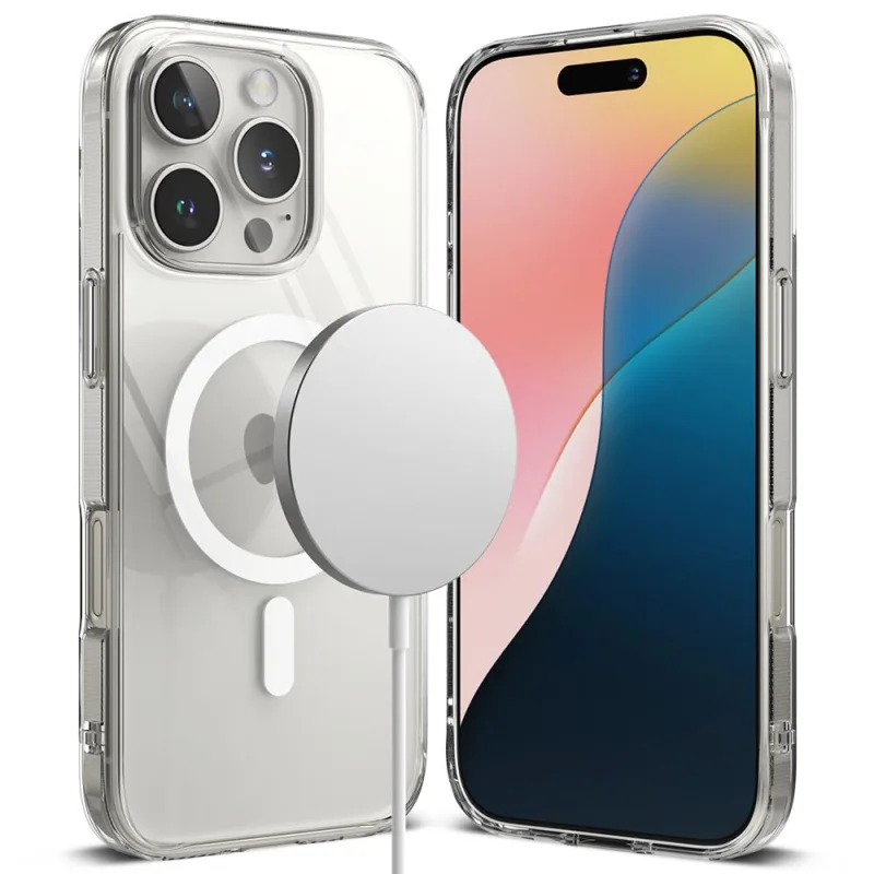 Puzdro Ringke Fusion MagSafe iPhone 16 Pro Max – priehľadné
