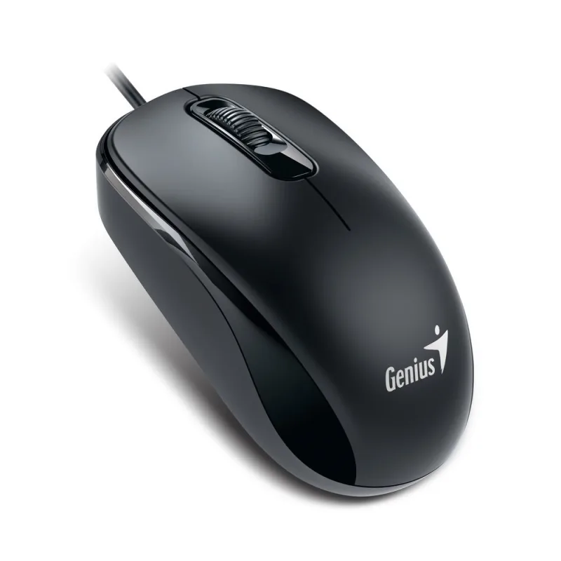 Myš GENIUS DX-110, drôtová, 1000 dpi, PS/ 2, čierna 31010116108