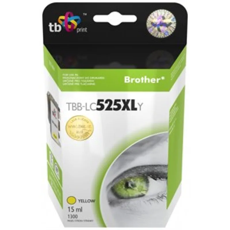 Ink. kaz. TB komp. s Brother LC525/ 535 YELLOW Nová TBB-LC525XLY