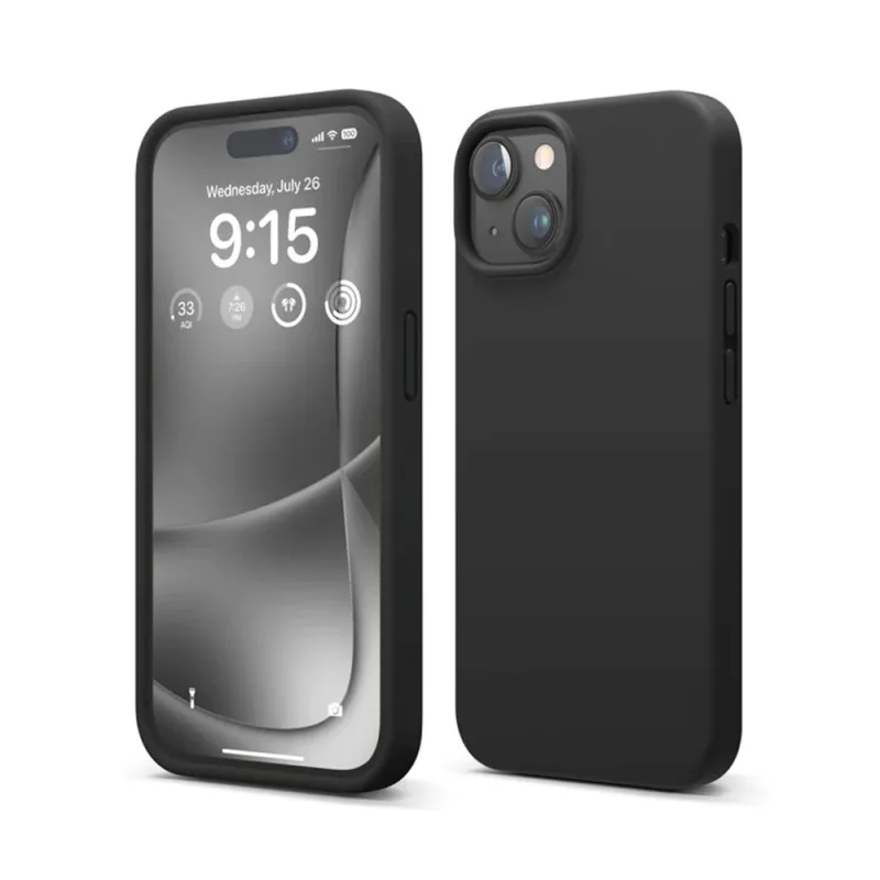 Elago kryt Silicone Case pre iPhone 15 - Black