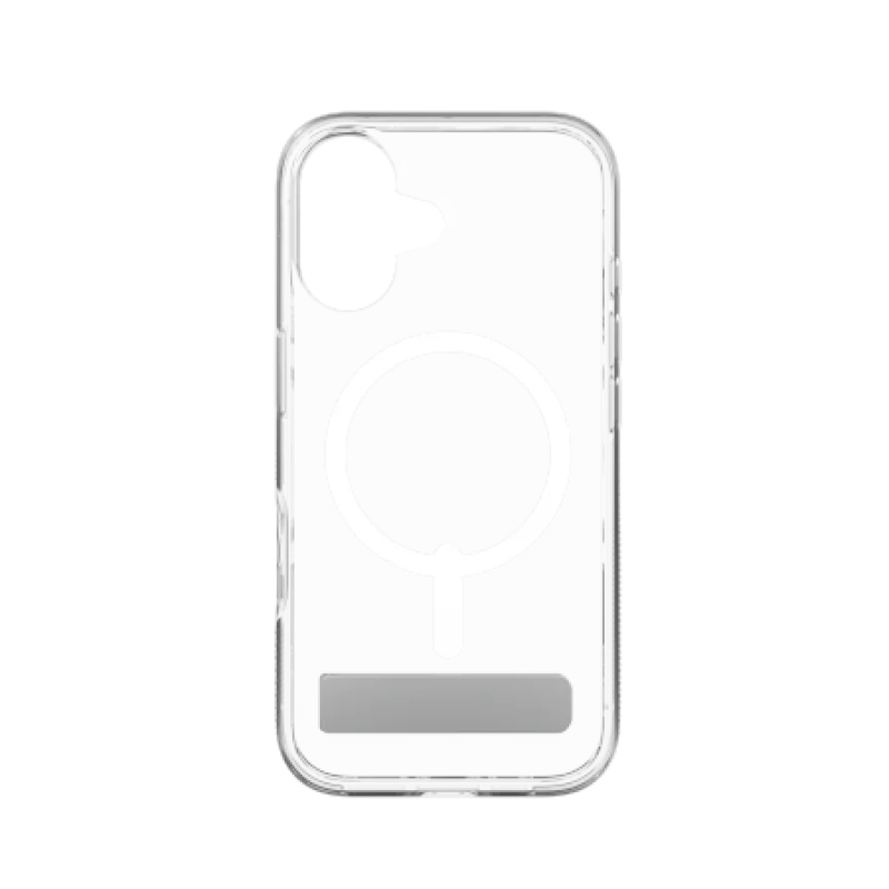 Puzdro ZAGG Crystal Palace Snap Kickstand MagSafe pre iPhone 16 – priehľadné