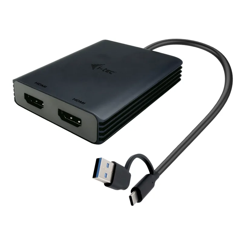 i-tec USB-A/ USB-C Dual 4K HDMI Video adaptér CADUAL4KHDMI