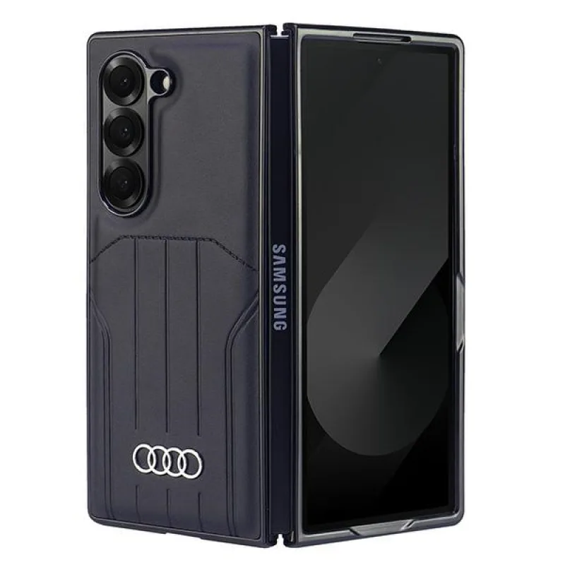 Puzdro Audi Synthetic Leather MagSafe Case pre Samsung Galaxy Z Fold 6 – čierne