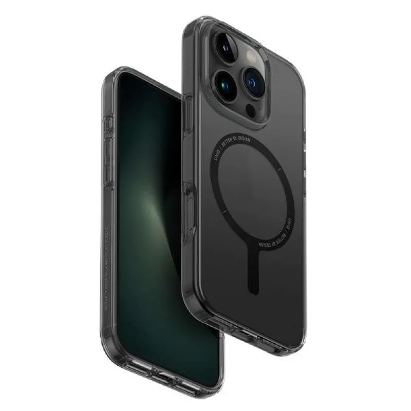Puzdro Uniq Clario iPhone 16 Pro 6,3" Magclick Charging dym/dym