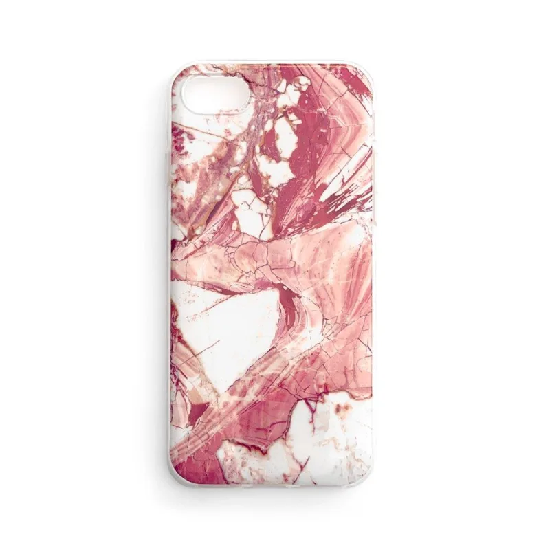 TPU obal Wozinsky Marble pre Samsung Galaxy M51 ružový