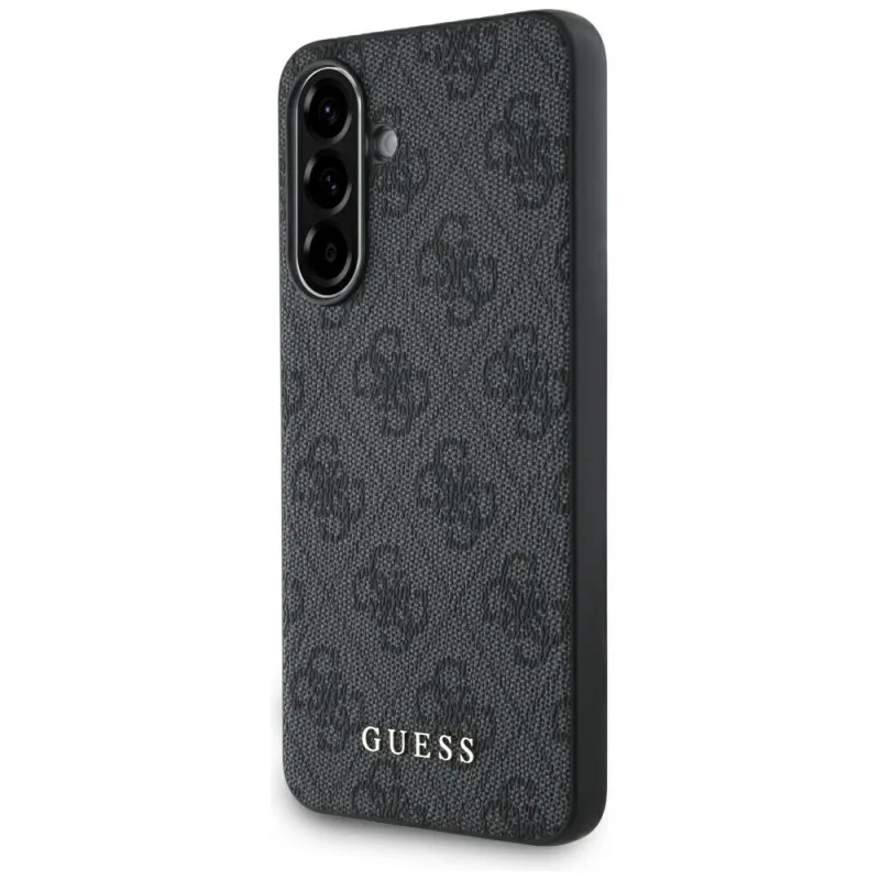 Puzdro Guess 4G Metal Gold Logo pre Samsung Galaxy A36 – čierne
