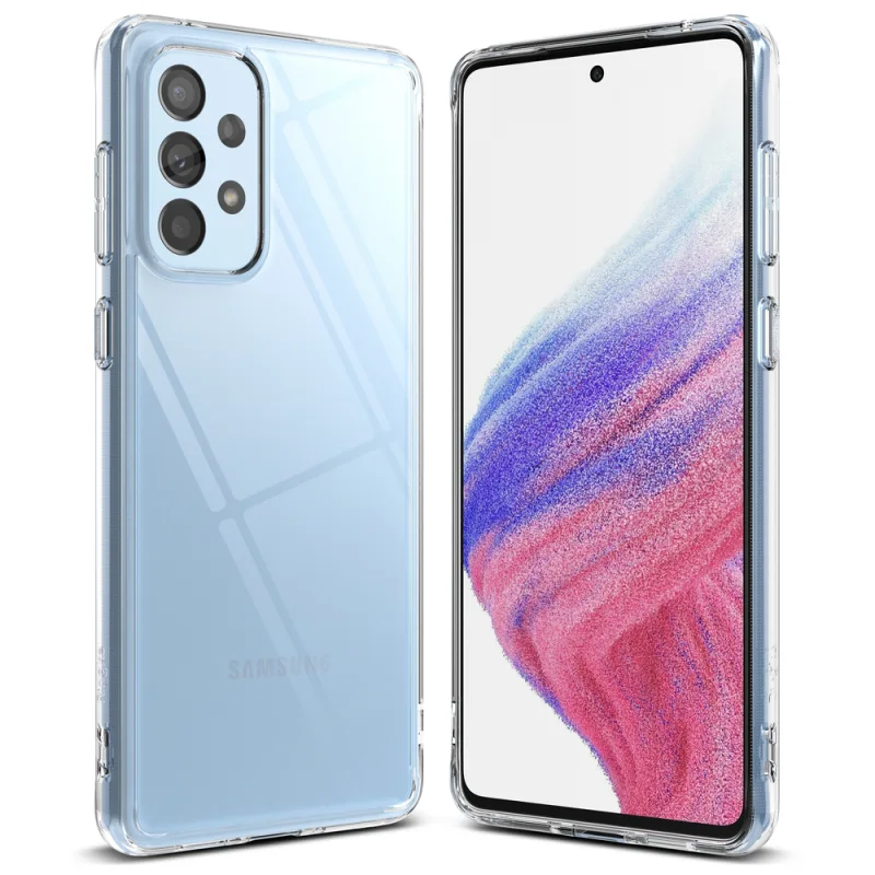 Ringke Fusion tpu puzdro s rámom pre Samsung galaxy a73 transparent