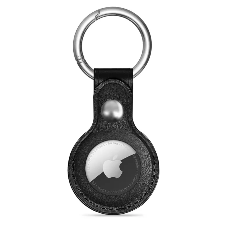 Puzdro Tech-Protect NaturalFit pre Apple AirTag 1/2 - čierne