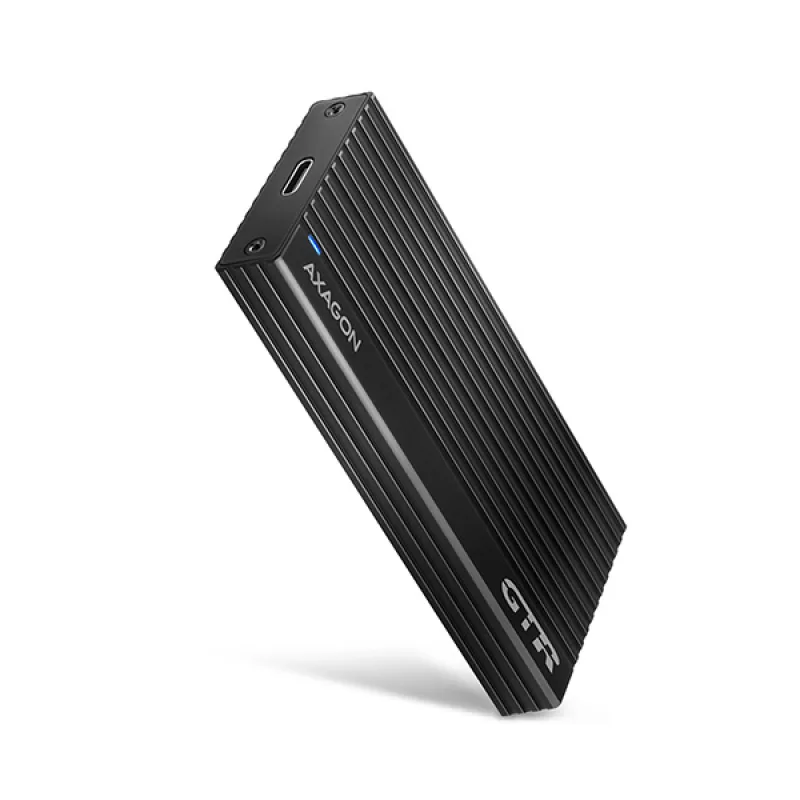 AXAGON EEM2-GTR, USB-C 3.2 Gen 2 - M.2 NVMe SSD kovový THIN RIB box EEM2…