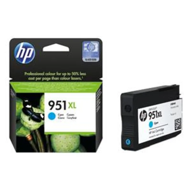 HP 951 XL azúrová atramentová kazeta, CN046AE CN046AE