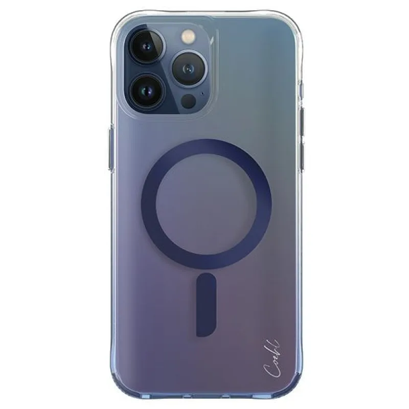 Puzdro Uniq Coehl Dazze Magnetic Charging pre iPhone 15 Pro - modré