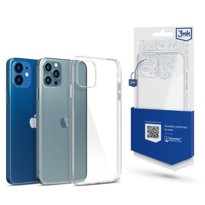 3mk ochranný kryt Clear Case pro Apple iPhone 12 / 12 Pro, čirá…
