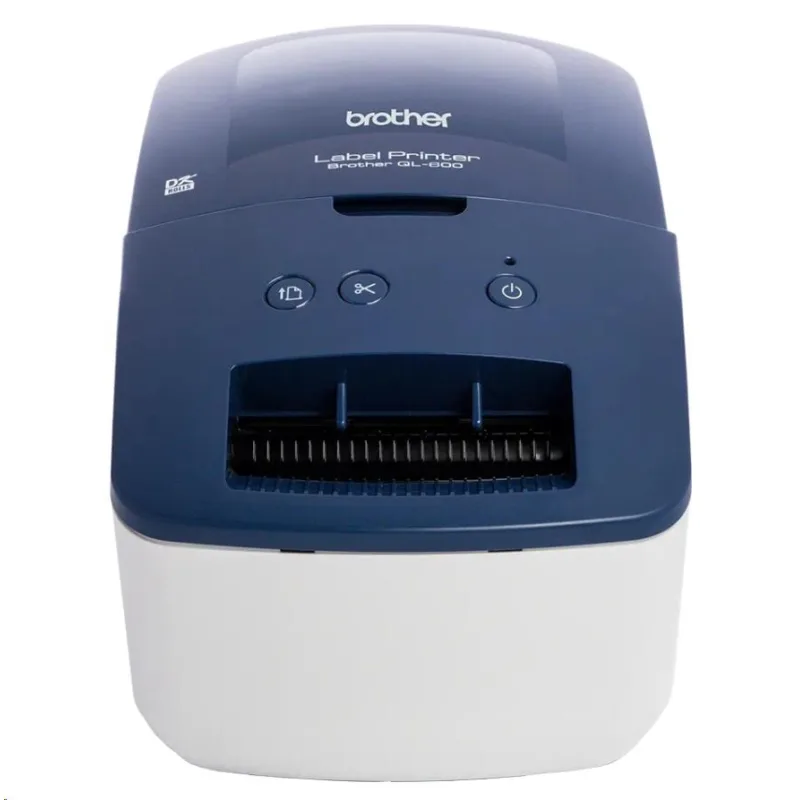 Tlačiareň štítkov BROTHER QL-600B - 62mm, 71mms, termálna, USB, SOHO…
