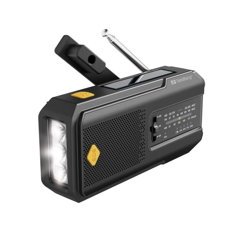 Sandberg Surviovor All-in-1 2000 mAh, FM/ AM rádio s ďalšími funkciami,…
